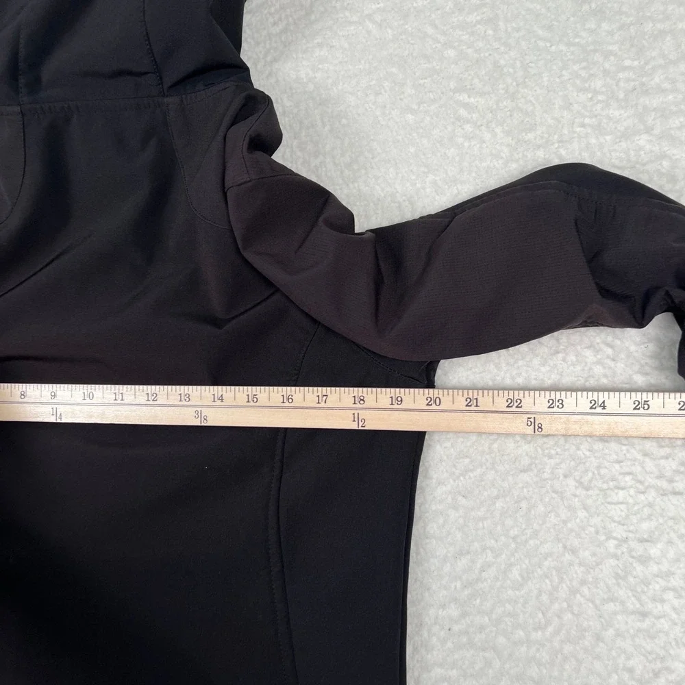Black Diamond Softshell Jacket‎ Womens Small Black Hooded Fleece Lined Full Zip - Picture 12 of 15